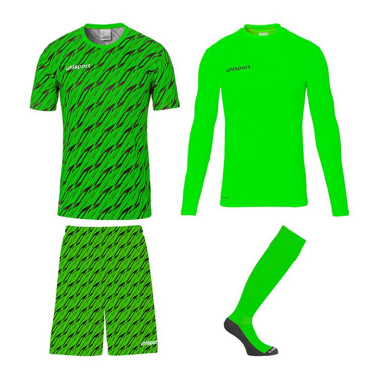 Uhlsport Uhlsport Progressive Kids Torwart Set Kinder - fluo gr&uuml;n/schwarz - 0 | SportScheck