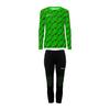 Uhlsport Progressive Junior Torwart Set Kinder - fluo gr&uuml;n/schwarz