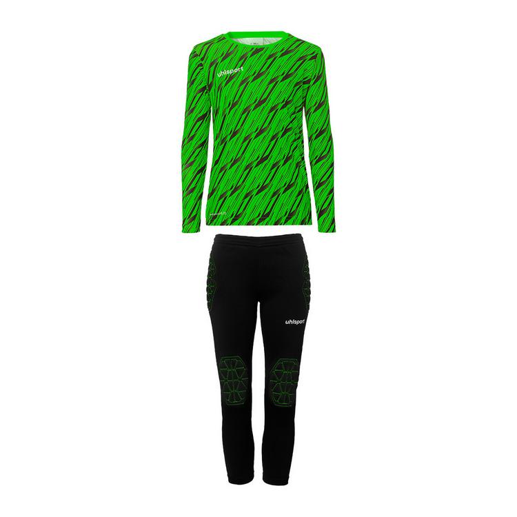 Uhlsport Uhlsport Progressive Junior Torwart Set Kinder - fluo gr&uuml;n/schwarz - 0 | SportScheck