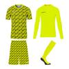 Uhlsport Progressive Kids Torwart Set Kinder - fluo gelb/schwarz