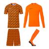 Uhlsport Progressive Torwart Set - fluo orange/schwarz