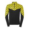 Uhlsport Progressive 28 Kids Funktionssweatshirt Kinder - schwarz/limonengelb