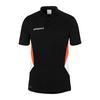 Uhlsport Equipe 29 Kids Poloshirt Kinder - schwarz/wei&szlig;/fluo orange