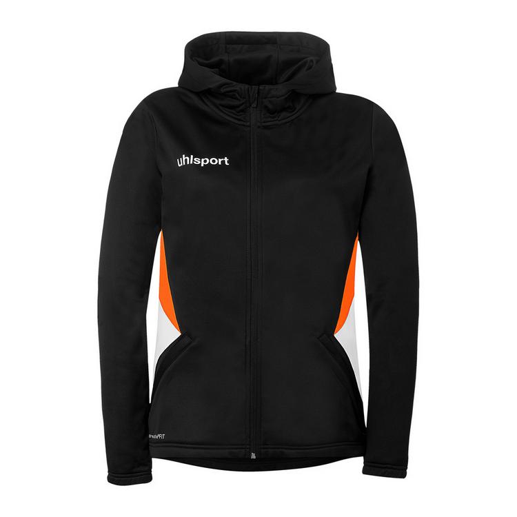 Uhlsport Uhlsport Equipe 29 Multi Hood Women Trainingsjacke Damen - schwarz/wei&szlig;/fluo orange - 0 | SportScheck