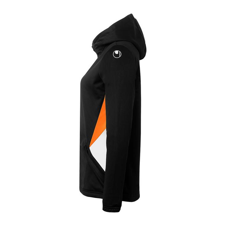 Uhlsport Uhlsport Equipe 29 Multi Hood Women Trainingsjacke Damen - schwarz/wei&szlig;/fluo orange - 0 | SportScheck