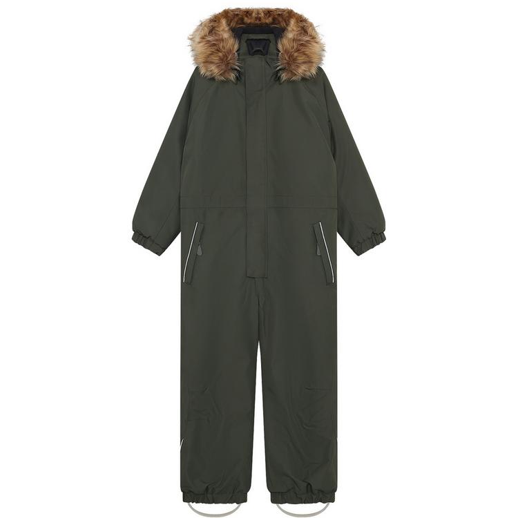 COLORKIDS COLORKIDS Coverall W. Fake Fur Skijacke Kinder - Oliv - 0 | SportScheck