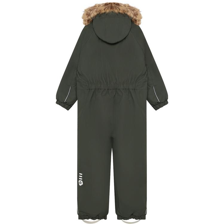 COLORKIDS COLORKIDS Coverall W. Fake Fur Skijacke Kinder - Oliv - 0 | SportScheck