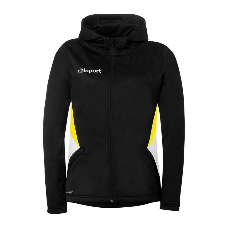 Uhlsport Uhlsport Equipe 29 Multi Hood Women Trainingsjacke Damen - schwarz/wei&szlig;/limonengelb - 0 | SportScheck