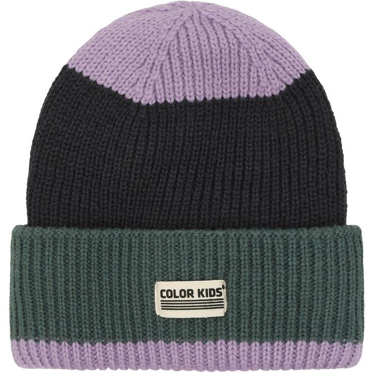 COLORKIDS COLORKIDS Beanie W. Wool & Contrast Skim&uuml;tze Kinder - Flieder - 0 | SportScheck