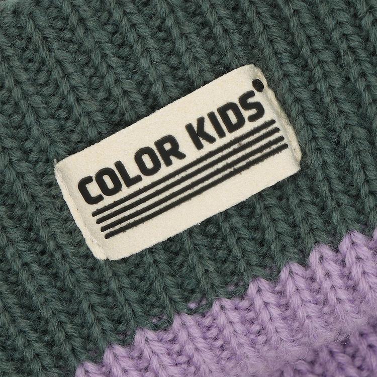 COLORKIDS COLORKIDS Beanie W. Wool & Contrast Skim&uuml;tze Kinder - Flieder - 1 | SportScheck