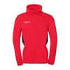 Uhlsport Equipe 29 Multi Hood Trainingsjacke - rot/wei&szlig;/schwarz