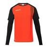 Uhlsport Impulse Kids Funktionsshirt Kinder - fluo rot/schwarz