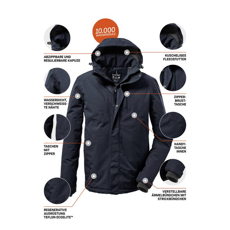 KILLTEC KILLTEC KOW 161 Funktionsjacke Herren - Blau3013 - 3 | SportScheck