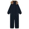 COLORKIDS Coverall W. Fake Fur Skijacke Kinder - Rauchblau
