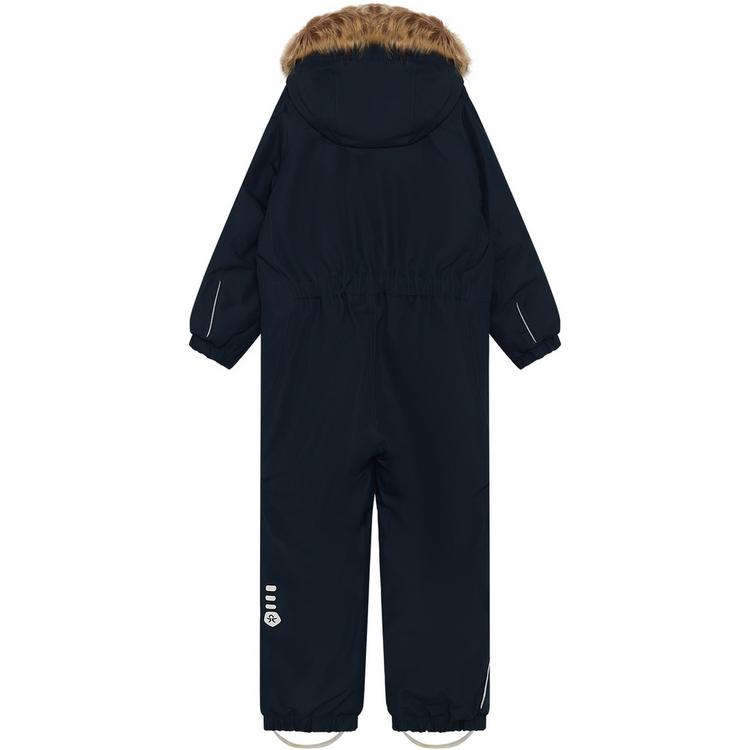 COLORKIDS COLORKIDS Coverall W. Fake Fur Skijacke Kinder - Rauchblau - 0 | SportScheck