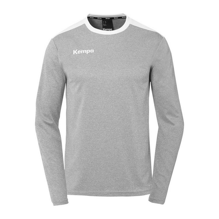 Kempa Kempa Emotion 27 Funktionssweatshirt - dark grau melange/wei&szlig; - 0 | SportScheck