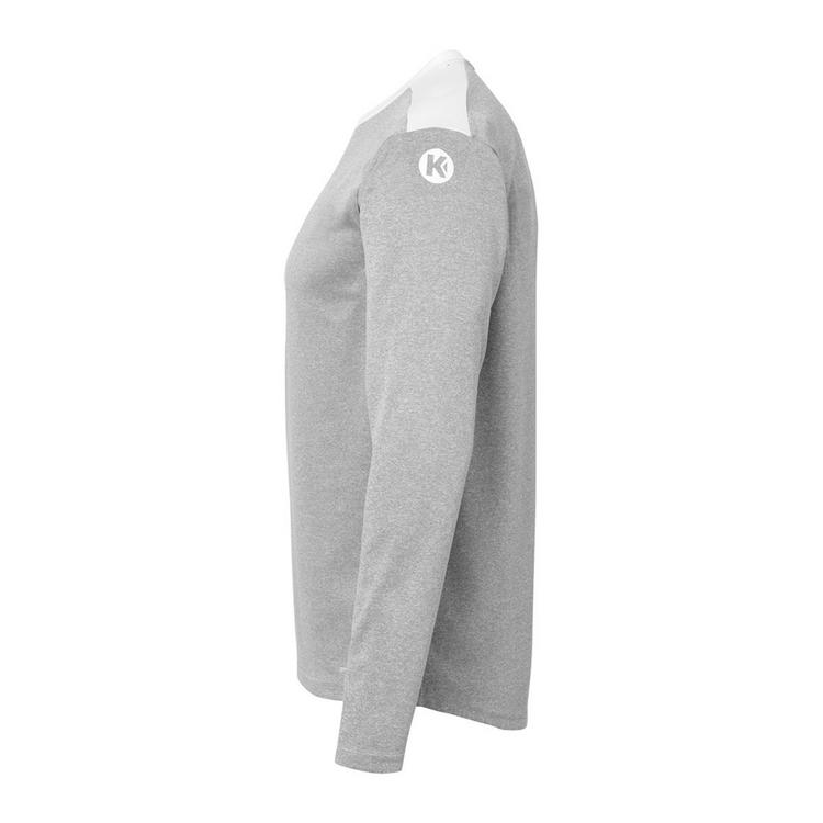 Kempa Kempa Emotion 27 Funktionssweatshirt - dark grau melange/wei&szlig; - 4 | SportScheck