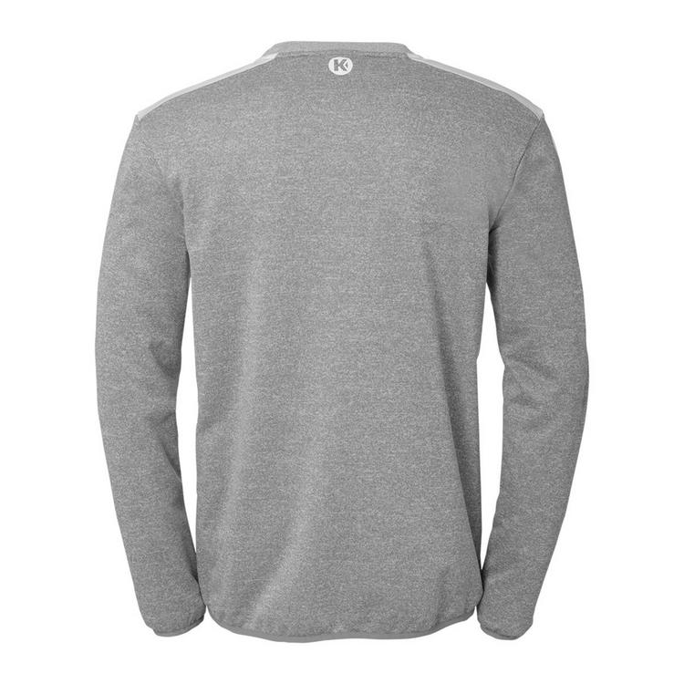 Kempa Kempa Emotion 27 Funktionssweatshirt - dark grau melange/wei&szlig; - 1 | SportScheck