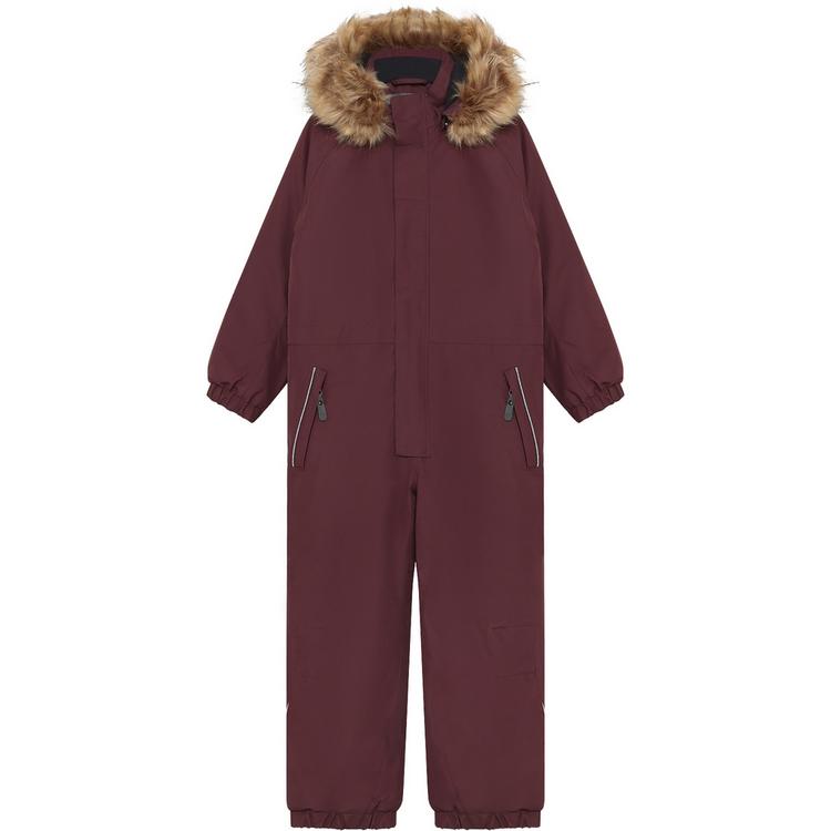 COLORKIDS COLORKIDS Coverall W. Fake Fur Skijacke Kinder - Bordeaux - 0 | SportScheck