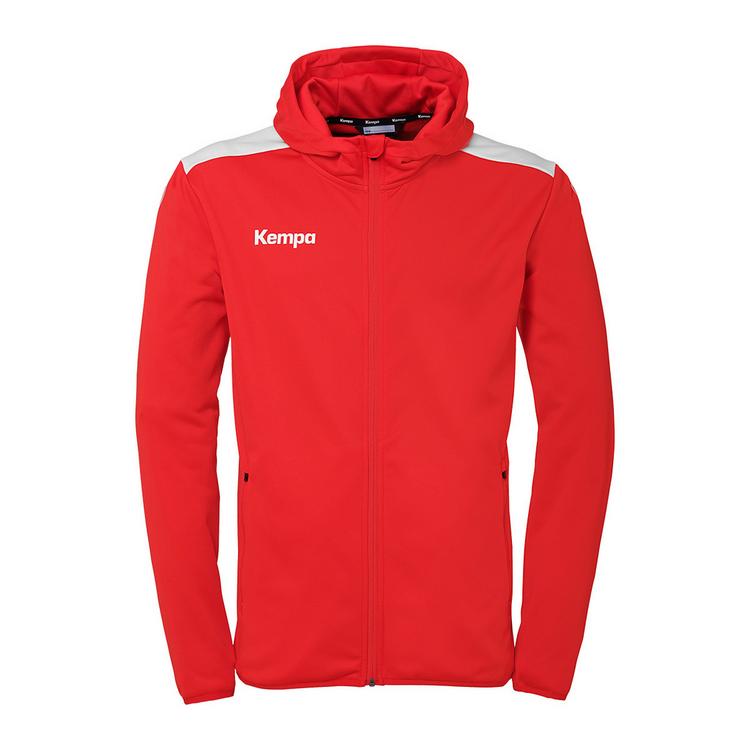 Kempa Kempa Emotion 27 Kapuzenjacke - rot/wei&szlig; - 0 | SportScheck