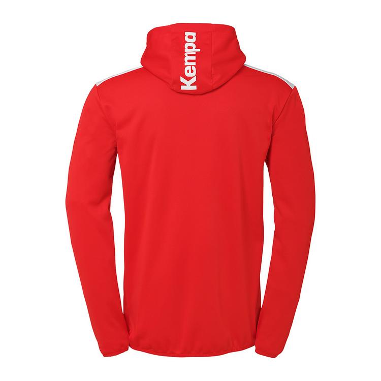 Kempa Kempa Emotion 27 Kapuzenjacke - rot/wei&szlig; - 1 | SportScheck