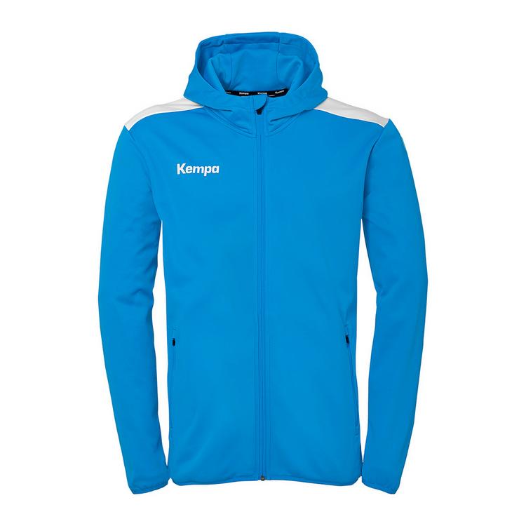 Kempa Kempa Emotion 27 Kids Kapuzenjacke Kinder - kempablau/wei&szlig; - 0 | SportScheck