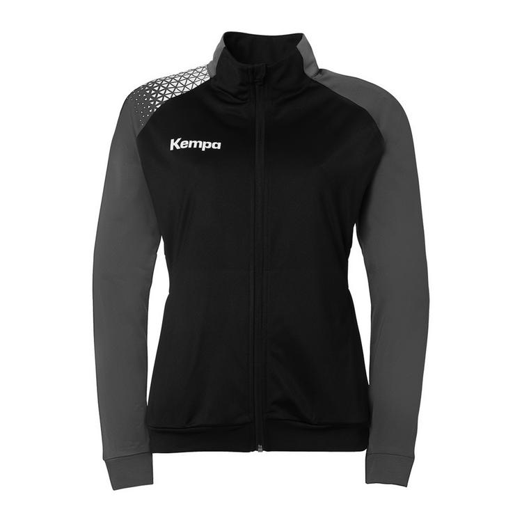 Kempa Kempa Ambition 28 Poly Women Trainingsjacke Damen - schwarz/anthra - 0 | SportScheck