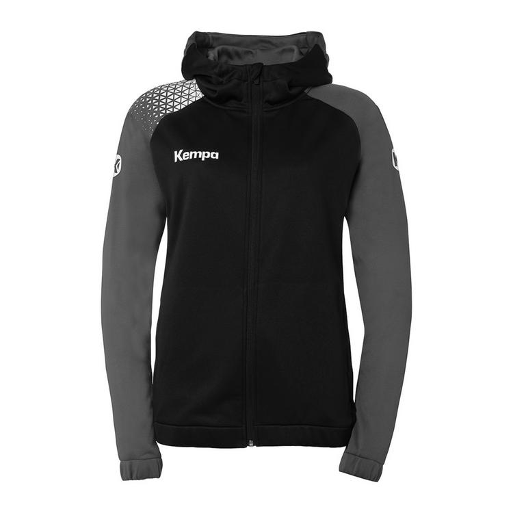 Kempa Kempa Ambition 28 Women Kapuzenjacke Damen - schwarz/anthra - 0 | SportScheck