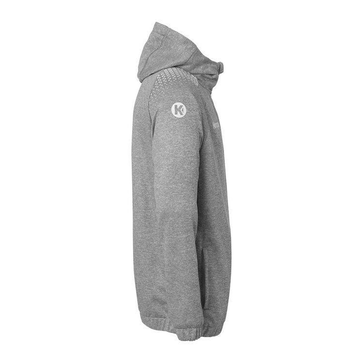 Kempa Kempa Ambition 28 Kids Kapuzenjacke Kinder - dark grau melange/wei&szlig; - 1 | SportScheck
