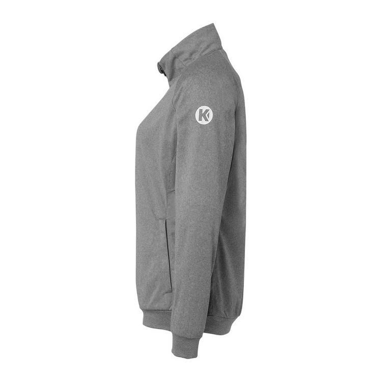 Kempa Kempa Ambition 28 Poly Women Trainingsjacke Damen - dark grau melange/wei&szlig; - 0 | SportScheck
