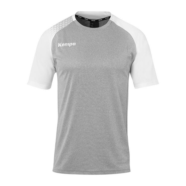 Kempa Kempa Ambition 28 T-Shirt - dark grau melange/wei&szlig; - 0 | SportScheck