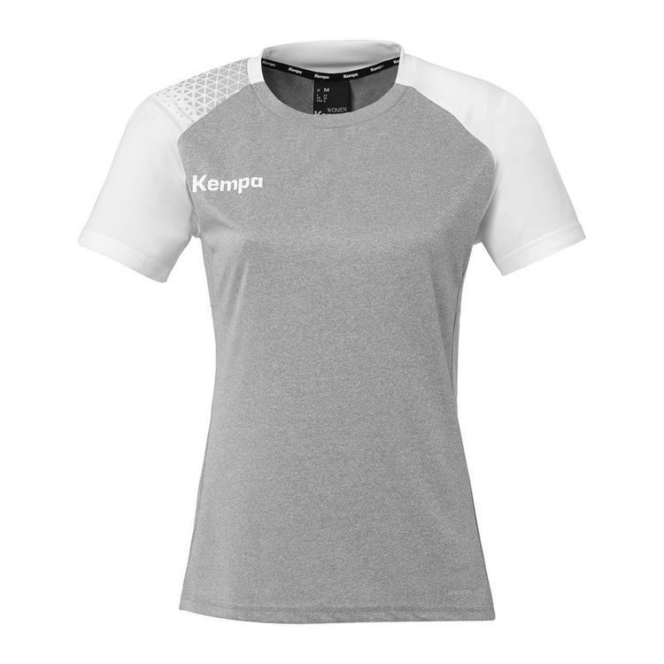 Kempa Kempa Ambition 28 Women T-Shirt Damen - dark grau melange/wei&szlig; - 0 | SportScheck