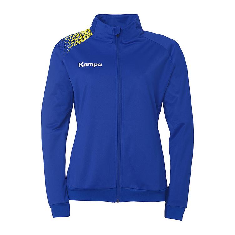 Kempa Kempa Ambition 28 Poly Women Trainingsjacke Damen - royal/limonengelb - 0 | SportScheck