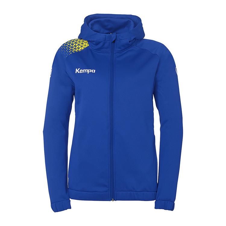 Kempa Kempa Ambition 28 Women Kapuzenjacke Damen - royal/limonengelb - 0 | SportScheck