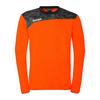 Kempa Athletics 29 Kids Funktionssweatshirt Kinder - fluo orange/schwarz