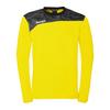 Kempa Athletics 29 Kids Funktionssweatshirt Kinder - limonengelb/schwarz