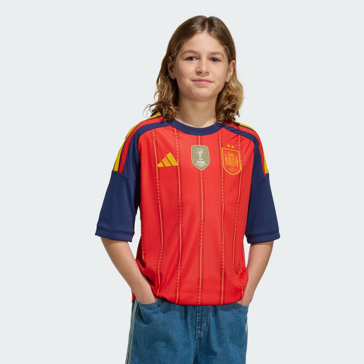 adidas adidas Spanien 26 Kids Heimtrikot Winner Jerseykleid Kinder - Vivid Red - 0 | SportScheck