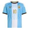 adidas Argentinien Messi 26 Kids Trikot 10 Jerseykleid Kinder - Light Blue