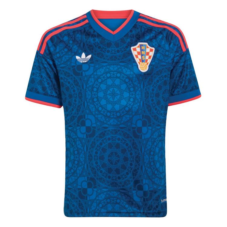 adidas adidas Kroatien 26 Kids Ausw&auml;rtstrikot Jerseykleid Kinder - Eqt Blue - 0 | SportScheck