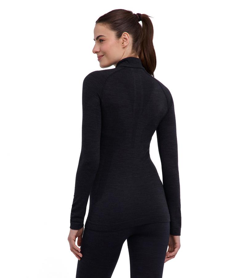 Falke Falke Wool Tech Langarmshirt Damen - black - 0 | SportScheck