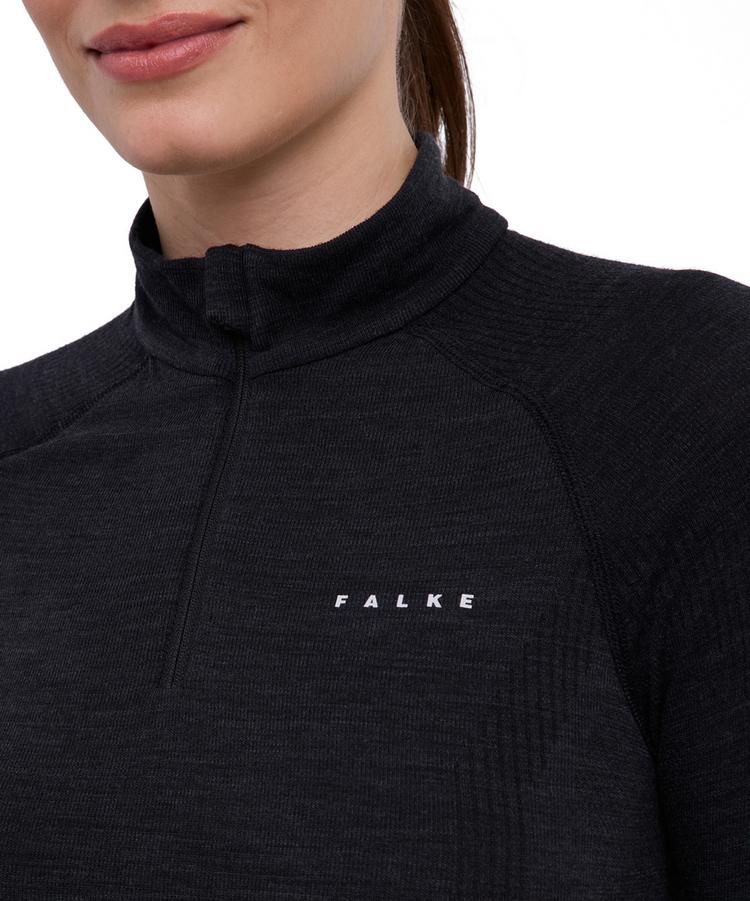 Falke Falke Wool Tech Langarmshirt Damen - black - 3 | SportScheck