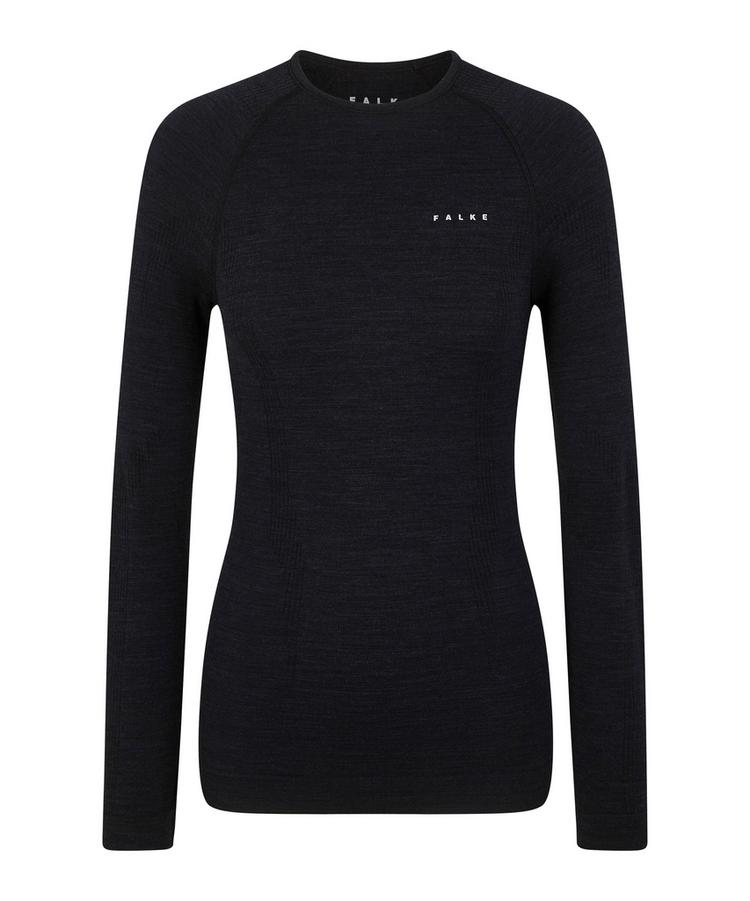 Falke Falke Wool Tech Langarmshirt Damen - black - 0 | SportScheck