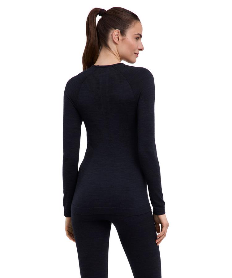 Falke Falke Wool Tech Langarmshirt Damen - black - 0 | SportScheck