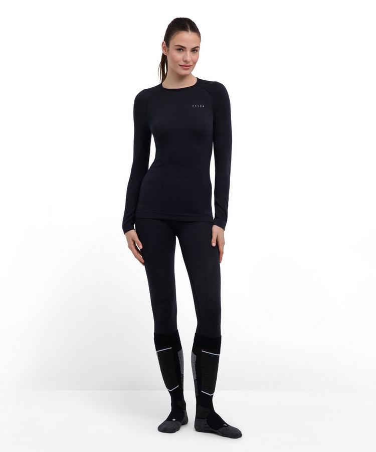 Falke Falke Wool Tech Langarmshirt Damen - black - 1 | SportScheck