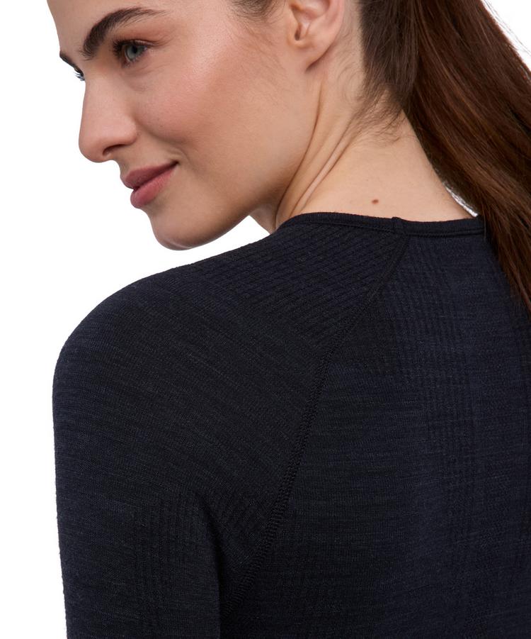 Falke Falke Wool Tech Langarmshirt Damen - black - 2 | SportScheck