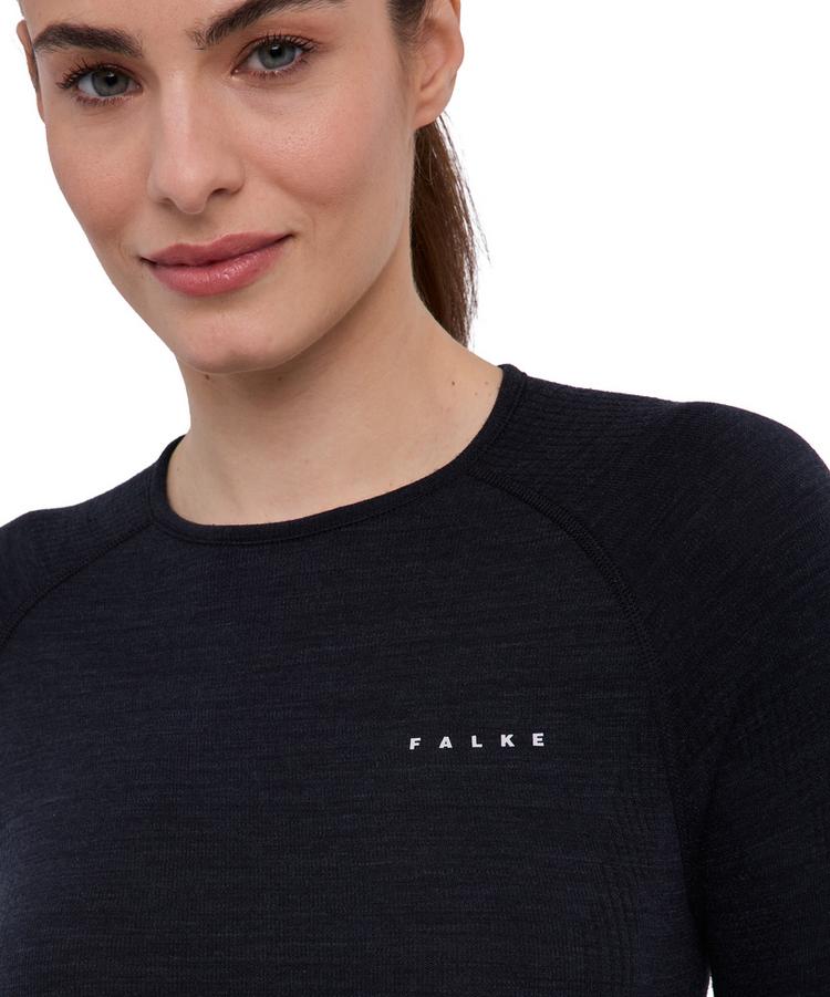 Falke Falke Wool Tech Langarmshirt Damen - black - 3 | SportScheck