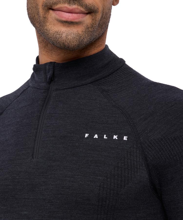 Falke Falke Wool Tech Langarmshirt Herren - black - 3 | SportScheck