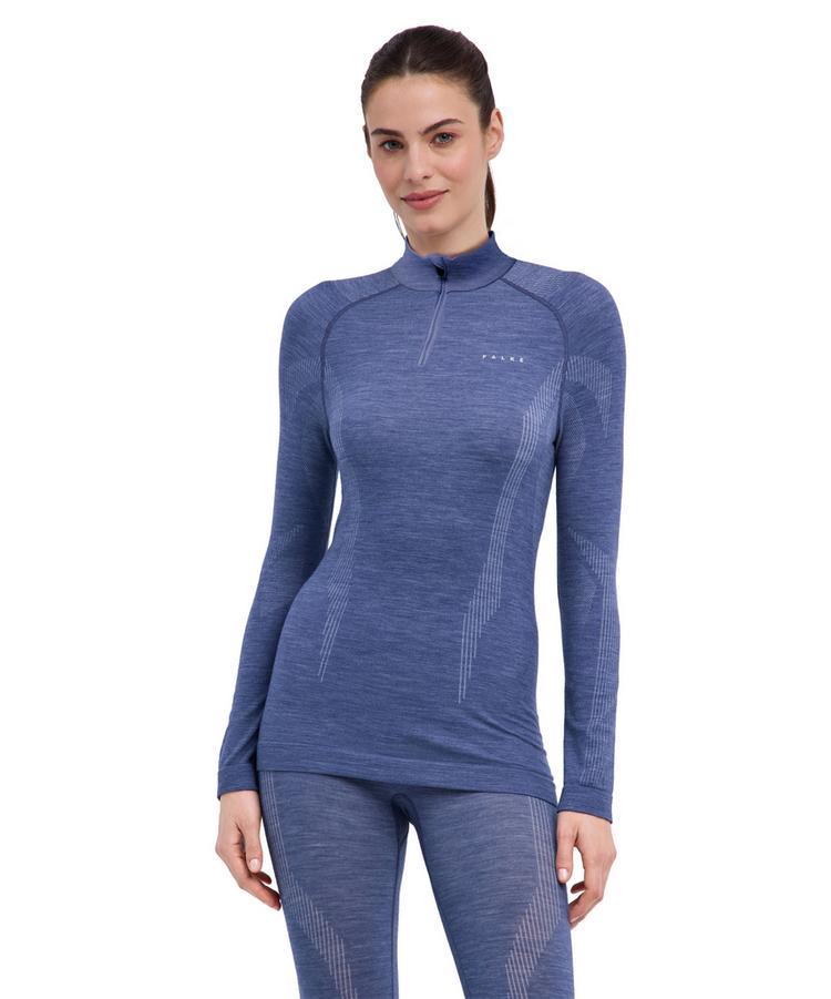 Falke Falke Wool Tech Langarmshirt Damen - capitain - 0 | SportScheck