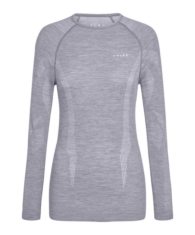 Falke Falke Wool-tech Longsleeve Funktionsshirt Damen - grey-heather (3757) - 0 | SportScheck