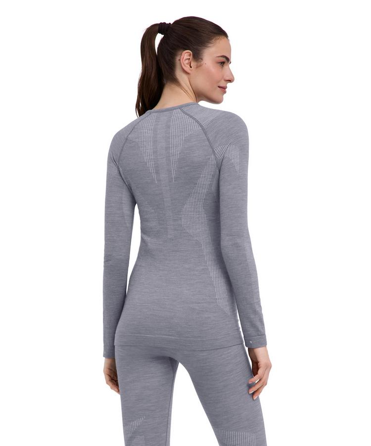 Falke Falke Wool-tech Longsleeve Funktionsshirt Damen - grey-heather (3757) - 0 | SportScheck